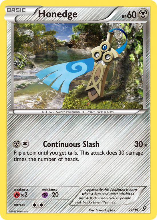 Honedge 21/39 XY Kalos Starter Set