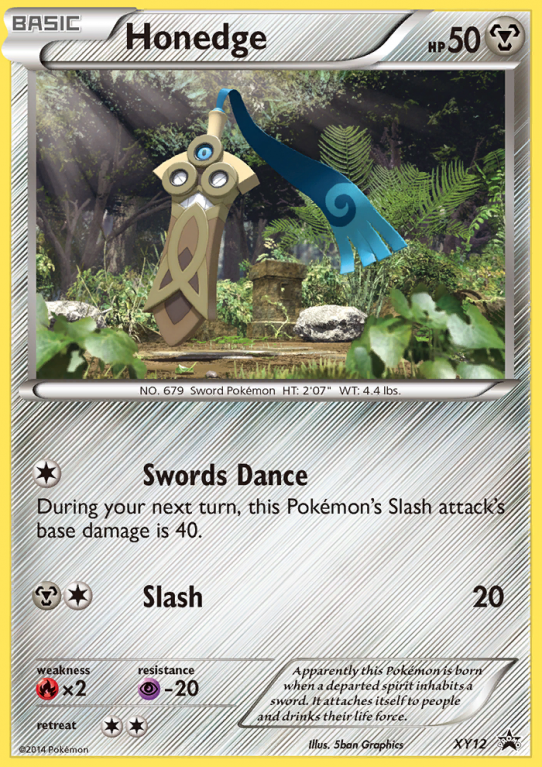 Honedge XY12/183 XY XY Black Star Promos