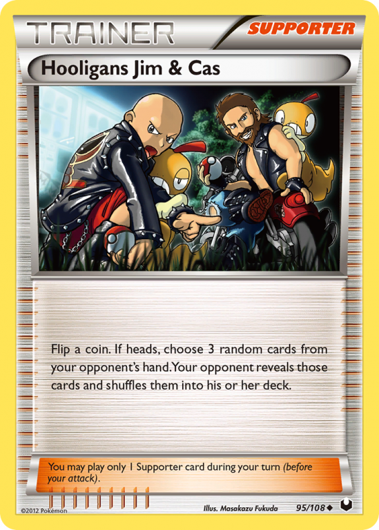 Hooligans Jim & Cas 95/108 Black & White Dark Explorers