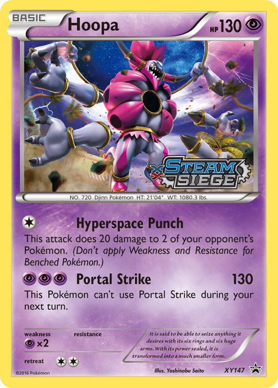 Hoopa XY147/183 XY XY Black Star Promos