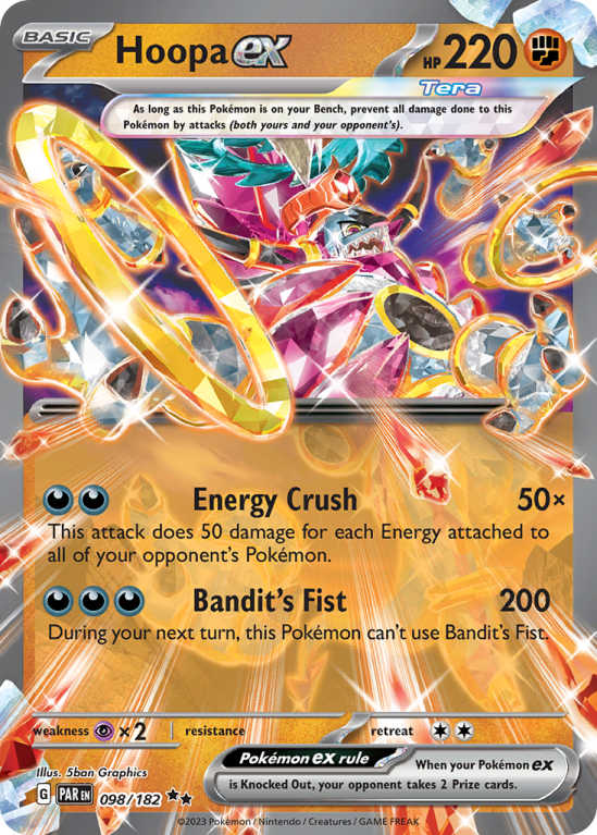 Hoopa ex 98/182 Scarlet & Violet Paradox Rift