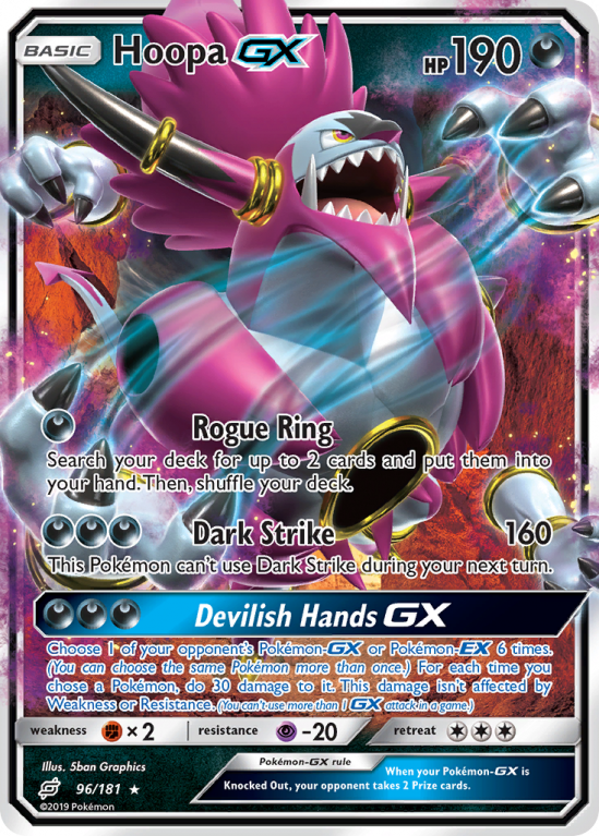 Hoopa-GX 96/181 Sun & Moon Team Up