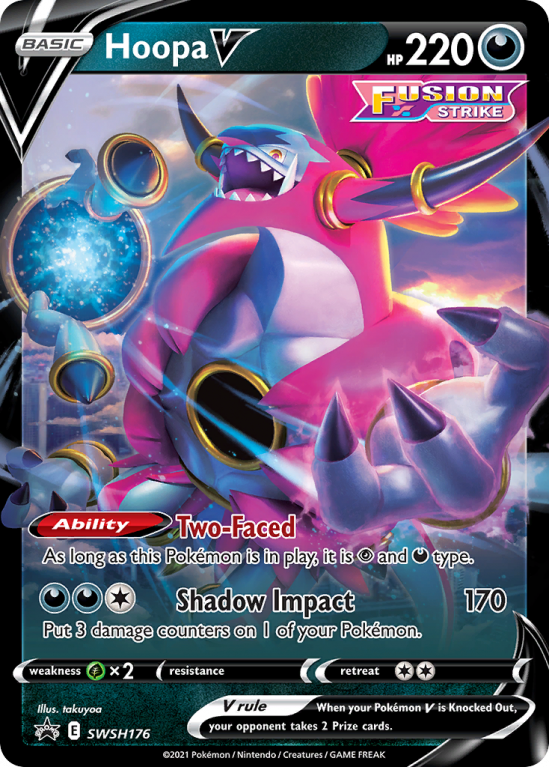 Hoopa V SWSH176/103 Sword & Shield SWSH Black Star Promos
