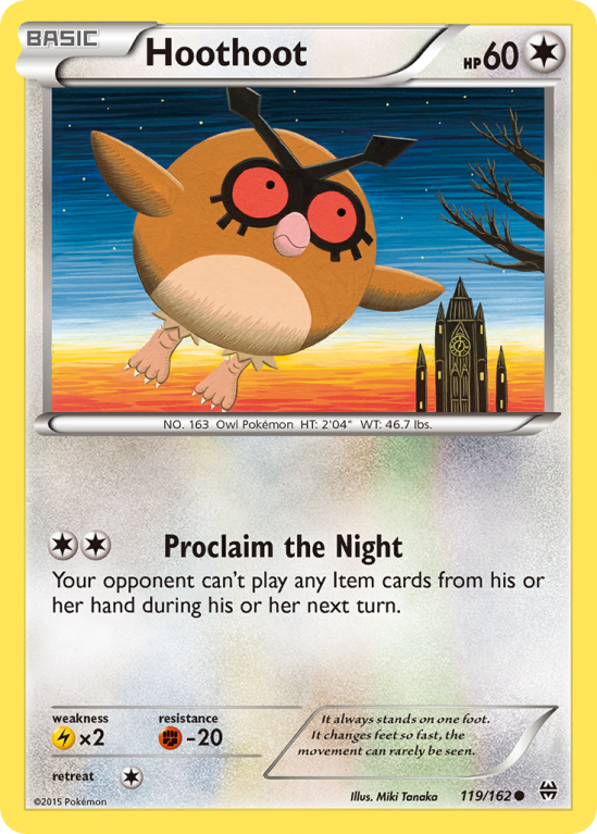 Hoothoot 119/162 XY BREAKthrough