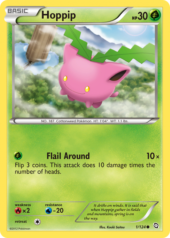Hoppip 1/124 Black & White Dragons Exalted