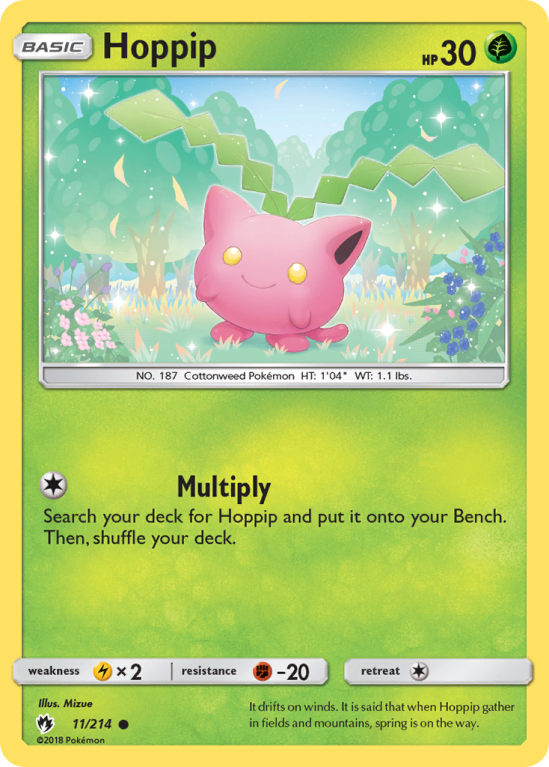 Hoppip 11/214 Sun & Moon Lost Thunder