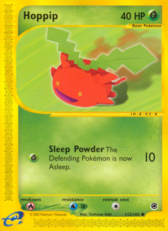 Hoppip 112/165 E-Card Expedition Base Set