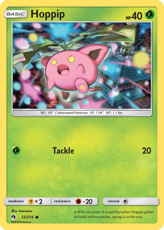 Hoppip 12/214 Sun & Moon Lost Thunder