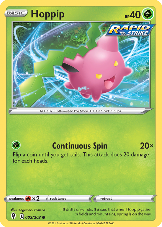 Hoppip 2/203 Sword & Shield Evolving Skies