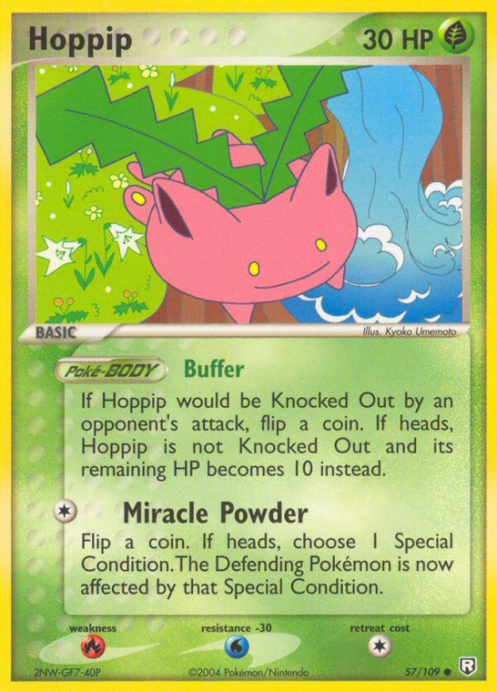 Hoppip 57/109 EX Team Rocket Returns