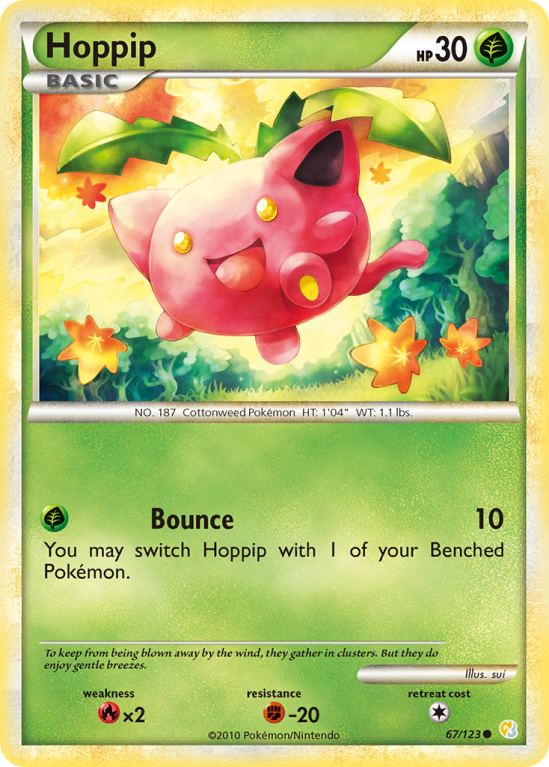 Hoppip 67/123 HeartGold & SoulSilver HeartGold & SoulSilver