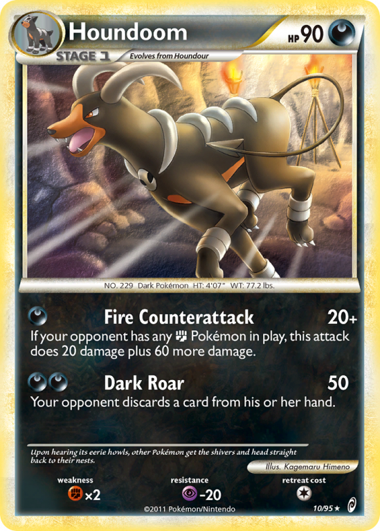 Houndoom 10/106 HeartGold & SoulSilver Call of Legends