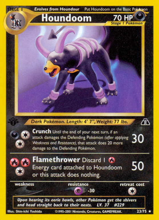 Houndoom 23/75 Neo Neo Discovery