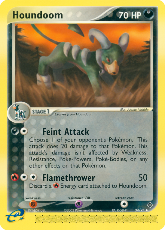 Houndoom 34/97 EX Dragon