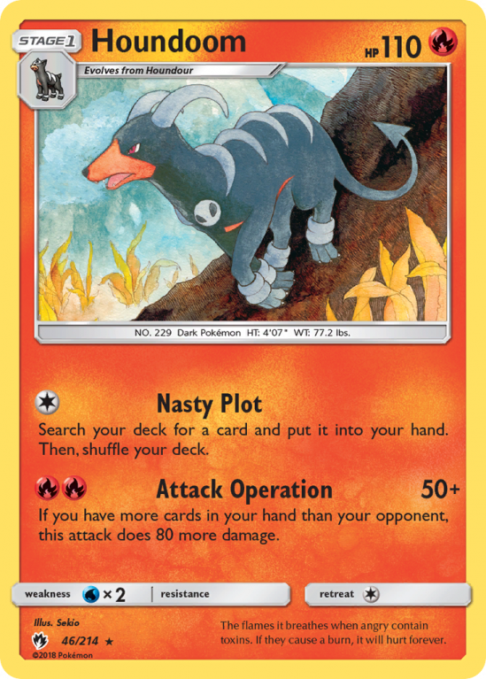 Houndoom 46/214 Sun & Moon Lost Thunder