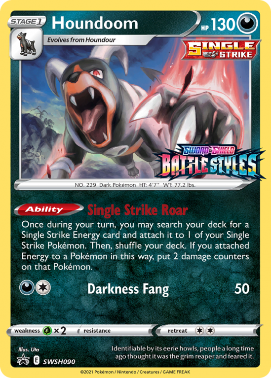 Houndoom SWSH090/103 Sword & Shield SWSH Black Star Promos