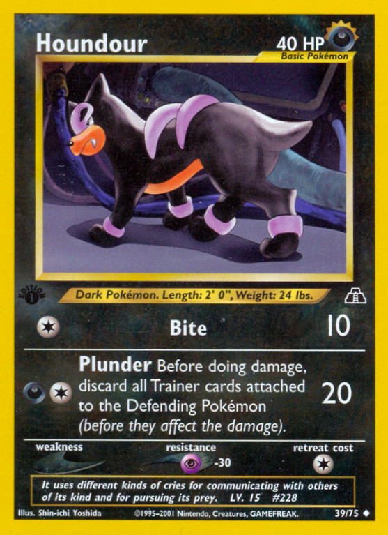 Houndour 39/75 Neo Neo Discovery