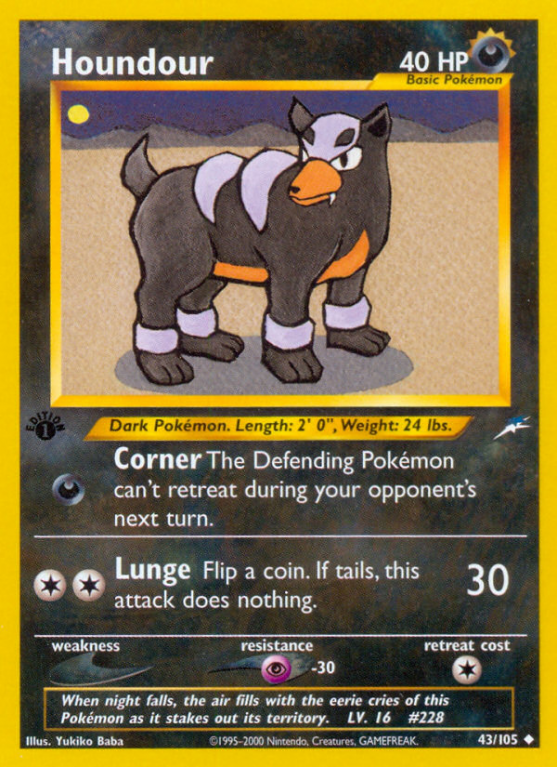 Houndour 43/113 Neo Neo Destiny
