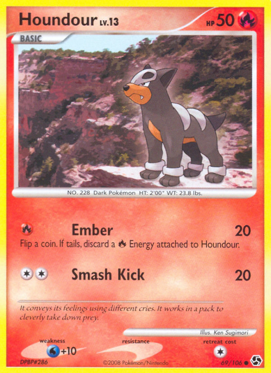 Houndour 69/106 Diamond & Pearl Great Encounters