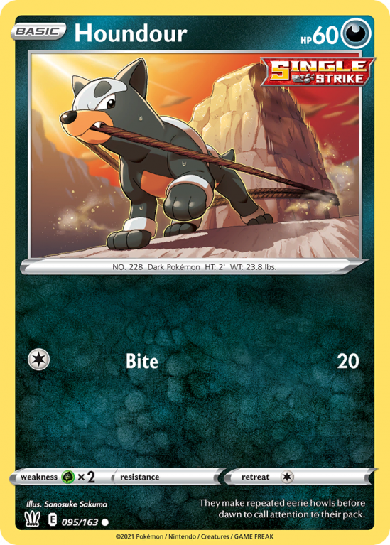 Houndour 95/163 Sword & Shield Battle Styles