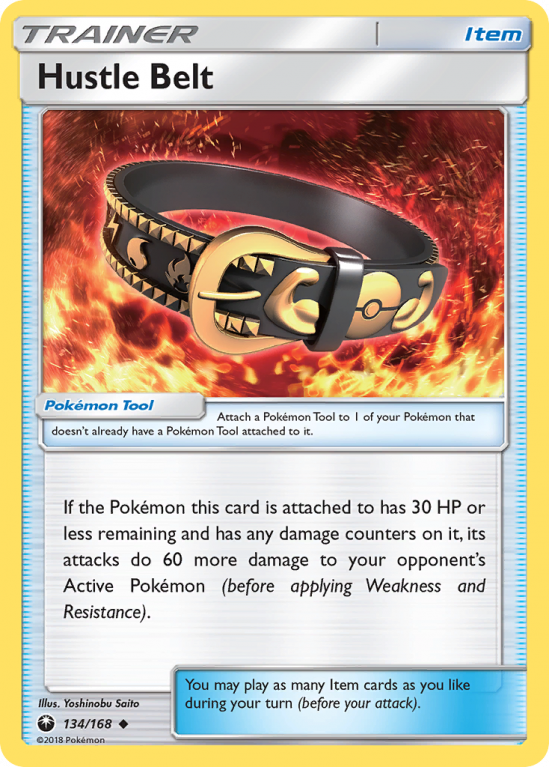 Hustle Belt 134/168 Sun & Moon Celestial Storm