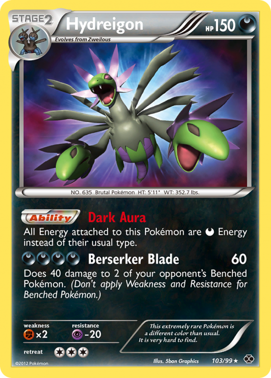 Hydreigon 103/99 Black & White Next Destinies