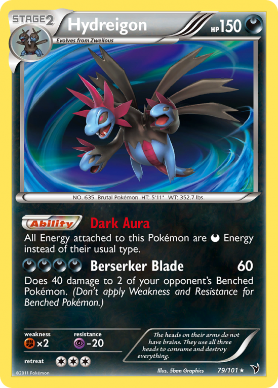 Hydreigon 79/101 Black & White Noble Victories