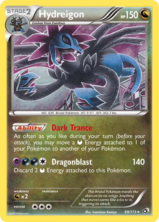 Hydreigon 99/113 Black & White Legendary Treasures
