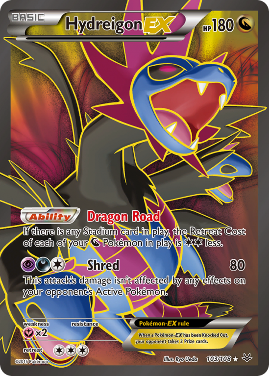 Hydreigon-EX 103/108 XY Roaring Skies