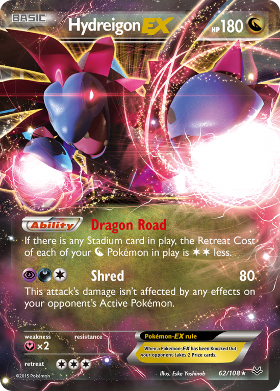 Hydreigon-EX 62/108 XY Roaring Skies