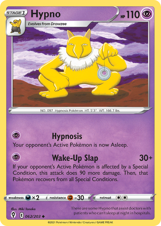 Hypno 62/203 Sword & Shield Evolving Skies