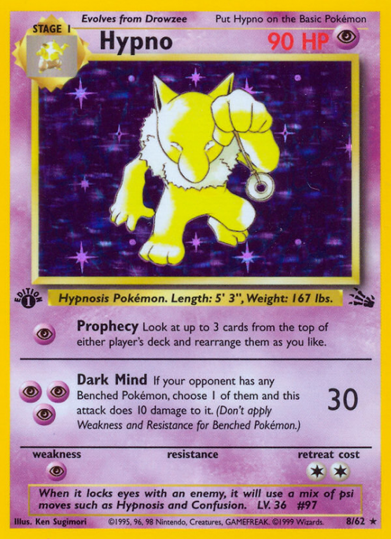 Hypno 8/62 Base Fossil