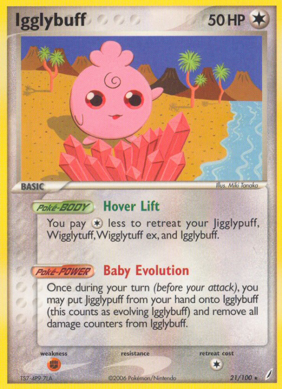 Igglybuff 21/100 EX Crystal Guardians