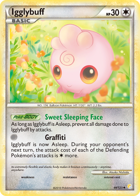 Igglybuff 44/123 HeartGold & SoulSilver HeartGold & SoulSilver