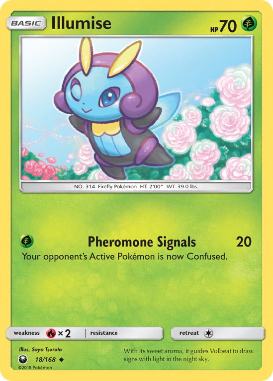 Illumise 18/168 Sun & Moon Celestial Storm