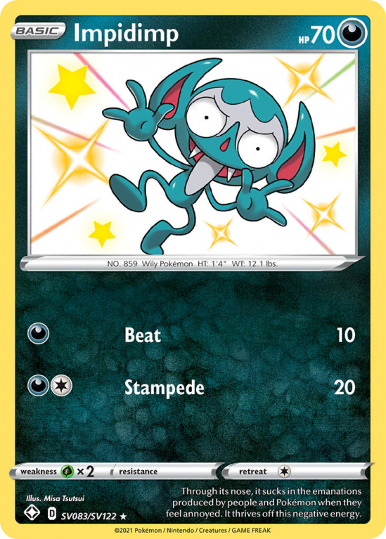 Impidimp SV083/122 Sword & Shield Shiny Vault