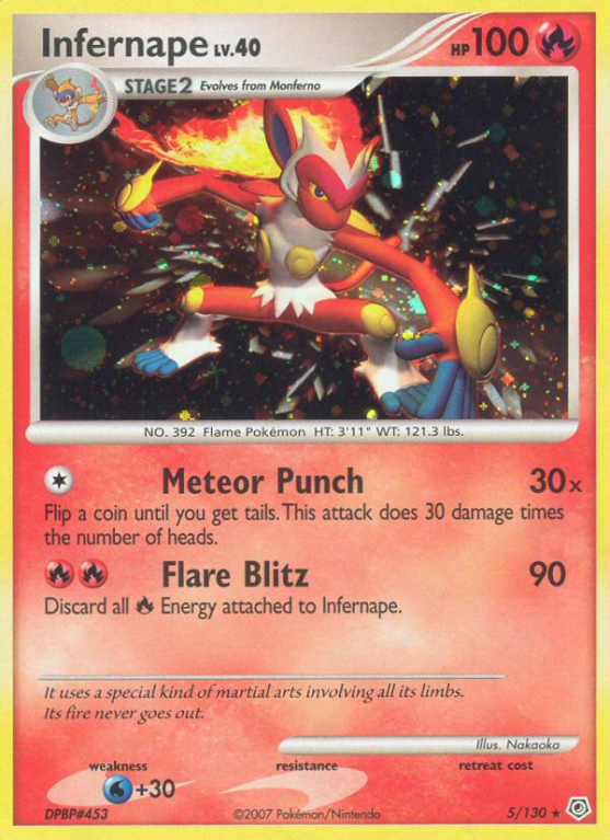 Infernape 5/130 Diamond & Pearl Diamond & Pearl