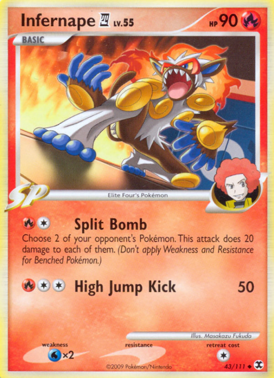 Infernape E4 43/111 Platinum Rising Rivals