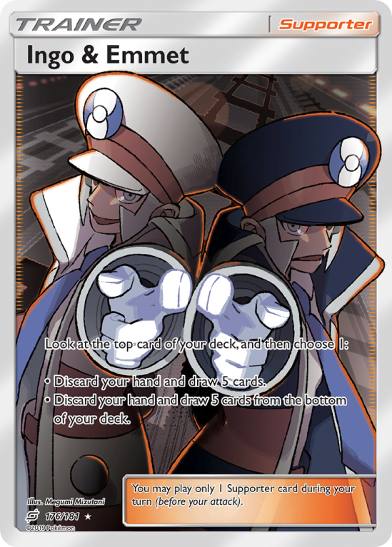 Ingo & Emmet 176/181 Sun & Moon Team Up