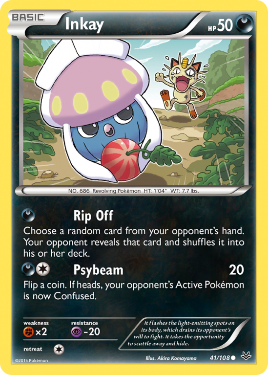 Inkay 41/108 XY Roaring Skies