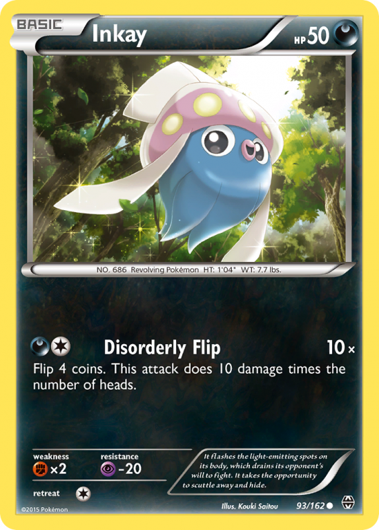 Inkay 93/162 XY BREAKthrough