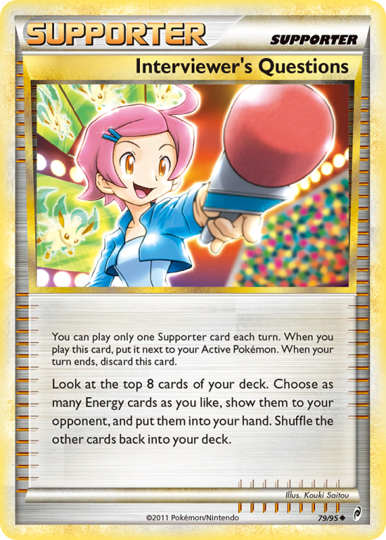 Interviewer's Questions 79/106 HeartGold & SoulSilver Call of Legends