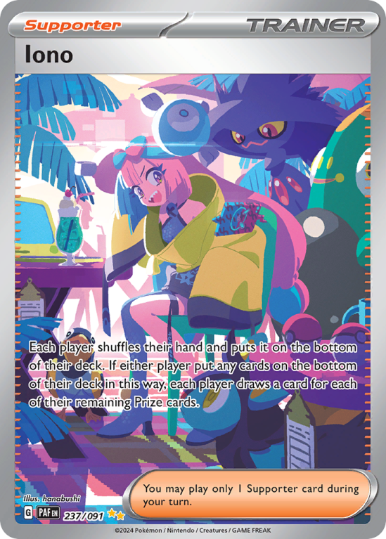 Iono 237/91 Scarlet & Violet Paldean Fates