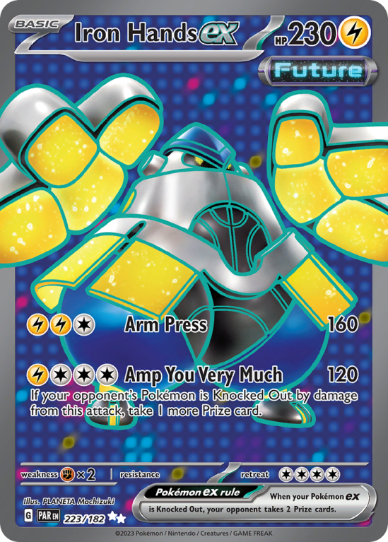 Iron Hands ex 223/182 Scarlet & Violet Paradox Rift
