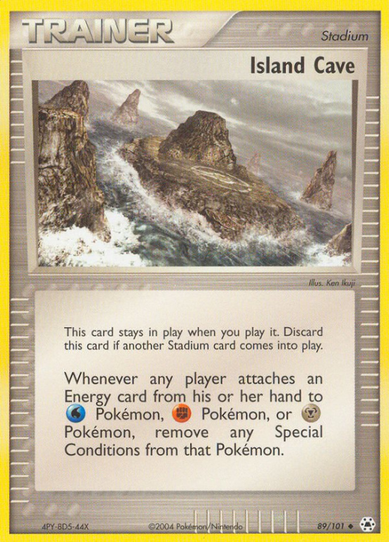 Island Cave 89/101 EX Hidden Legends