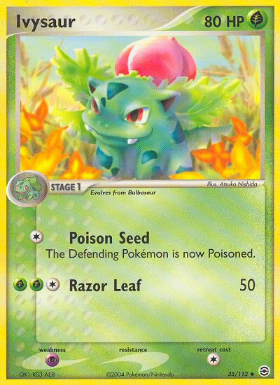 Ivysaur 35/112 EX FireRed & LeafGreen