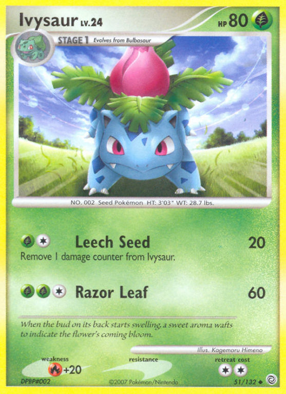 Ivysaur 51/132 Diamond & Pearl Secret Wonders