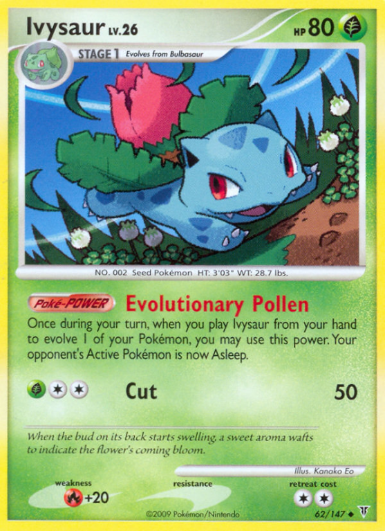 Ivysaur 62/147 Platinum Supreme Victors