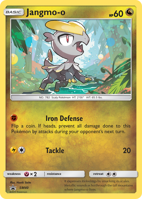 Jangmo-o SM40/156 Sun & Moon SM Black Star Promos