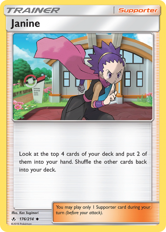Janine 176/214 Sun & Moon Unbroken Bonds